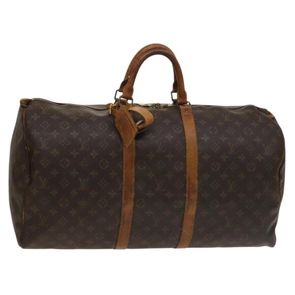 LOUIS VUITTON Monogram Keepall 55 Boston Bag M41424 - Picture 1 of 16